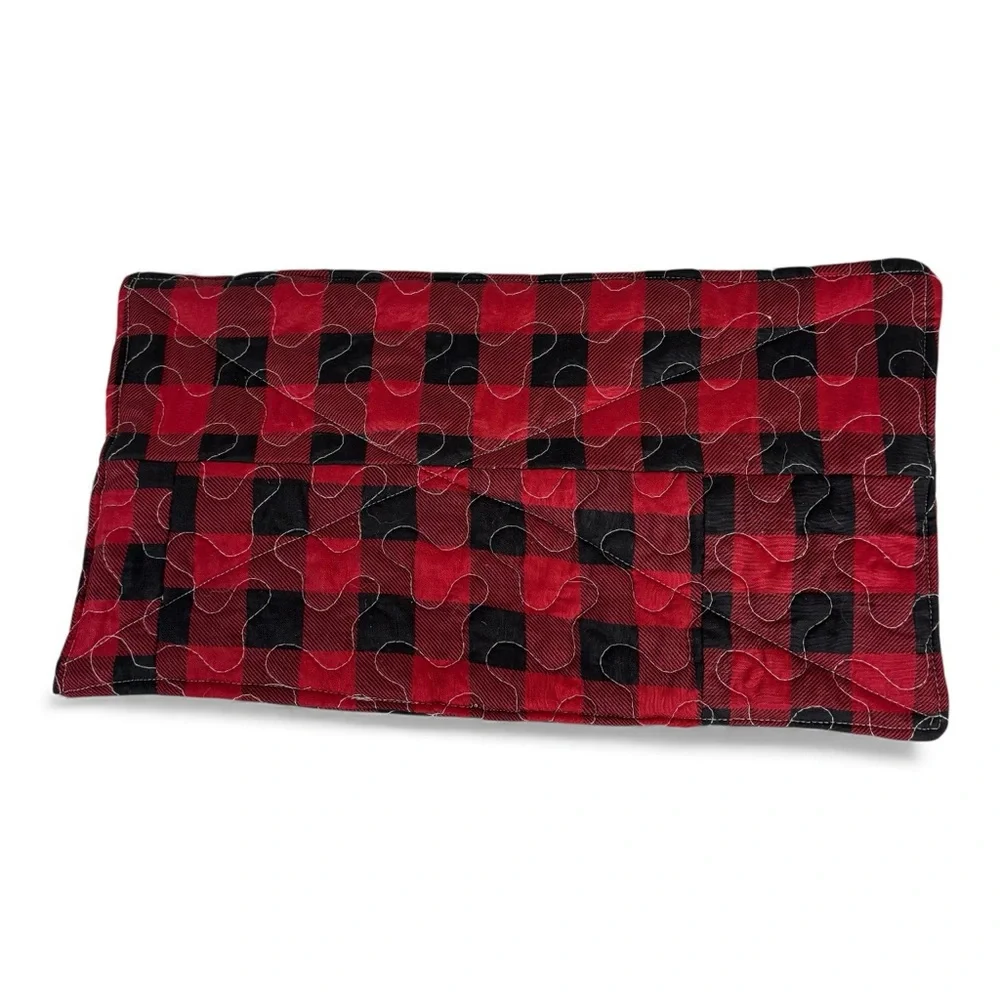 Handmade Christmas Buffalo Check‎ Quilted Hot Pad | 3-Pack | 2-9